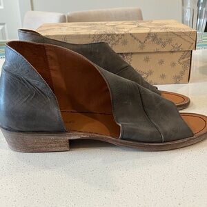 Free People Dark Grey Flats